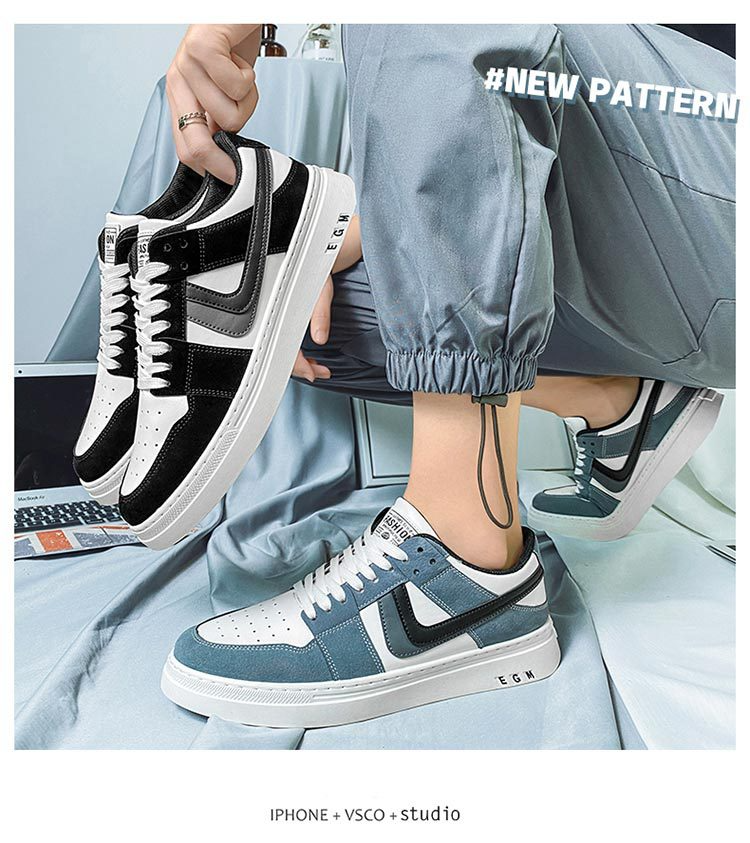 Men's Versatile White Sports Sneakers – Casual & All-Occasion