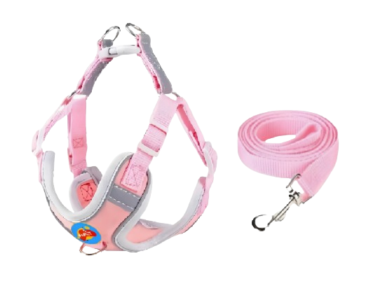 Adjustable Dog Harness with Comfortable Pet Leash