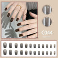 Pure Color Fake Nails