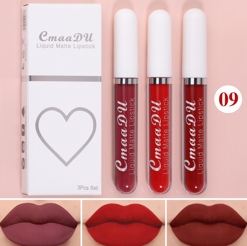 Matte Waterproof Non-stick Lip Gloss Set