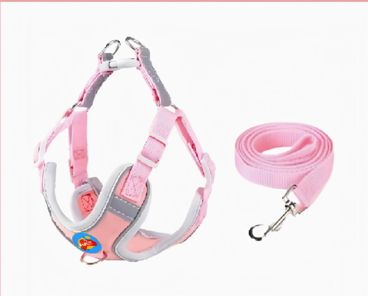 Adjustable Dog Harness with Comfortable Pet Leash