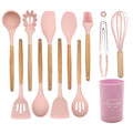 Silicone Spatula with Wooden Handle for Baking Tools